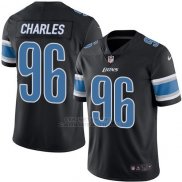 Camiseta Detroit Lions Charles Negro Nike Legend NFL Hombre