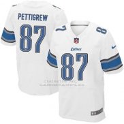 Camiseta Detroit Lions Pettigrew Blanco Nike Elite NFL Hombre