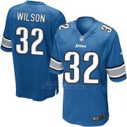 Camiseta Detroit Lions Wilson Azul Nike Game NFL Nino