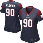 Camiseta Houston Texans Clowney Negro Nike Game NFL Mujer