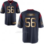 Camiseta Houston Texans Cushing Profundo Azul Nike Gold Game NFL Hombre
