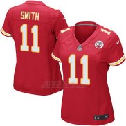 Camiseta Kansas City Chiefs Smith Rojo Nike Game NFL Mujer
