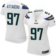 Camiseta Los Angeles Chargers AttaochuBlanco Mujer Nike Game NFL