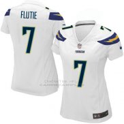 Camiseta Los Angeles Chargers Flutie Blanco Nike Game NFL Mujer