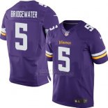 Camiseta Minnesota Vikings Bridgewater Violeta Nike Elite NFL Hombre
