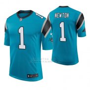 Camiseta NFL Elite Hombre Carolina Panthers Cam Newton Azul