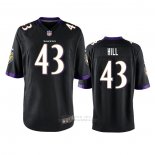 Camiseta NFL Game Baltimore Ravens Justice Hill Negro
