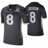Camiseta NFL Game Baltimore Ravens Lamar Jackson Anthracite 2020 AFC Pro Bowl Negro