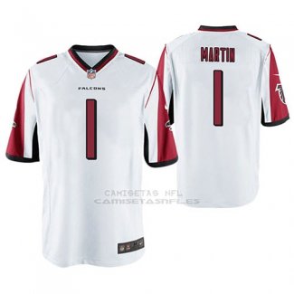 Camiseta NFL Game Hombre Atlanta Falcons David Martin Blanco