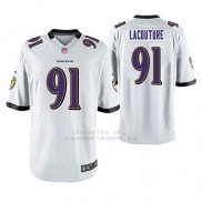 Camiseta NFL Game Hombre Baltimore Ravens Christian Lacouture Blanco
