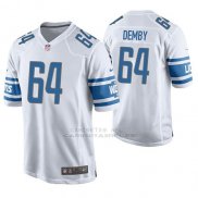 Camiseta NFL Game Hombre Detroit Lions Jamil Demby Blanco