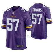 Camiseta NFL Game Hombre Minnesota Vikings Devante Downs Violeta