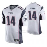 Camiseta NFL Game Hombre New England Patriots Braxton Berrios Blanco