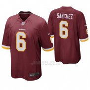 Camiseta NFL Game Hombre Washington Commanders Mark Sanchez Burgundy