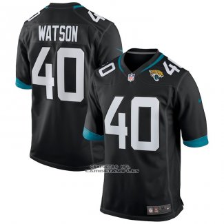 Camiseta NFL Game Jacksonville Jaguars Brandon Watson Negro