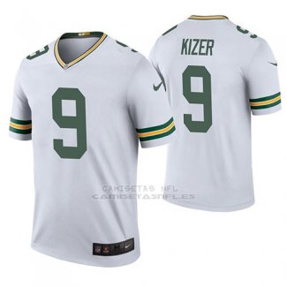 Camiseta NFL Legend Hombre Green Bay Packers Deshone Kizer Blanco Color Rush