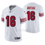 Camiseta NFL Legend Hombre San Francisco 49ers Joe Montana Blanco Color Rush