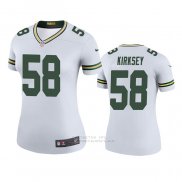 Camiseta NFL Legend Mujer Green Bay Packers Christian Kirksey Blanco Color Rush