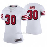 Camiseta NFL Legend Mujer San Francisco 49ers Greg Mabin Blanco Color Rush