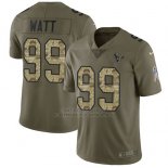 Camiseta NFL Limited Hombre Houston Texans 99 J.j. Watt Stitched 2017 Salute To Service