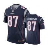 Camiseta NFL Limited Hombre New England Patriots Rob Gronkowski Azul Legend
