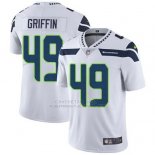 Camiseta NFL Limited Hombre Seattle Seahawks 49 Shaquem Griffin Blanco Vapor Untouchable Road
