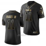Camiseta NFL Limited Oakland Raiders 11 Henry Ruggs III Golden Edition Negro