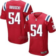 Camiseta New England Patriots Bruschi Rojo Nike Elite NFL Hombre