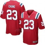 Camiseta New England Patriots Chung Rojo Nike Game NFL Hombre