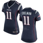 Camiseta New England Patriots Edelman Negro Nike Game NFL Mujer