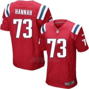 Camiseta New England Patriots Hannah Rojo Nike Elite NFL Hombre