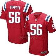 Camiseta New England Patriots Tippett Rojo Nike Elite NFL Hombre