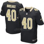 Camiseta New Orleans Saints Breaux Negro Nike Elite NFL Hombre