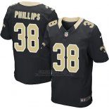 Camiseta New Orleans Saints Phillips Negro Nike Elite NFL Hombre