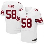 Camiseta New York Giants Banks Blanco Nike Elite NFL Hombre