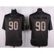 Camiseta New York Giants Pierre-Paul Apagado Gris Nike Anthracite Salute To Service NFL Hombre