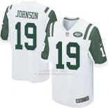 Camiseta New York Jets Johnson Blanco Nike Game NFL Hombre
