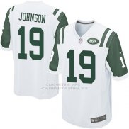 Camiseta New York Jets Johnson Blanco Nike Game NFL Hombre