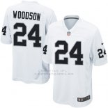 Camiseta Oakland Raiders Woodson Blanco Nike Game NFL Hombre