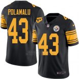 Camiseta Pittsburgh Steelers Polamalu Negro Nike Legend NFL Hombre