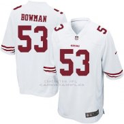 Camiseta San Francisco 49ers Bowman Blanco Nike Game NFL Hombre