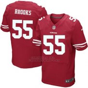 Camiseta San Francisco 49ers Brooks Rojo Nike Elite NFL Hombre