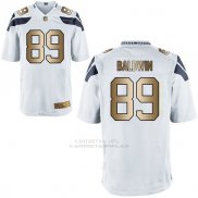 Camiseta Seattle Seahawks Baldwin Blanco Nike Gold Game NFL Hombre