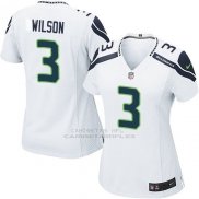 Camiseta Seattle Seahawks Wilson Blanco Nike Game NFL Mujer