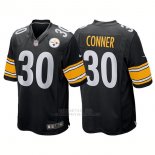 Mens Camiseta NFL Limited Hombre Pittsburgh Steelers 30 James Conner Game Negro