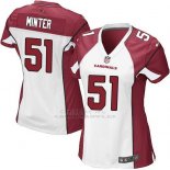 Camiseta Arizona Cardinals Minter Blanco Rojo Nike Game NFL Mujer