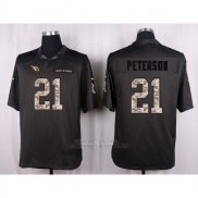Camiseta Arizona Cardinals Peterson Apagado Gris Nike Anthracite Salute To Service NFL Hombre
