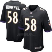 Camiseta Baltimore Ravens Dumervil Negro Nike Game NFL Hombre