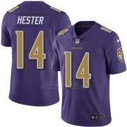 Camiseta Baltimore Ravens Hester Violeta Nike Legend NFL Hombre