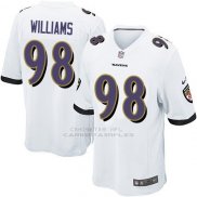 Camiseta Baltimore Ravens Williams Blanco Nike Game NFL Nino